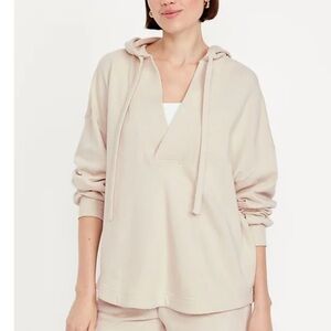 Old Navy SoComfy Oversized beige Hoodie Sweater size XL